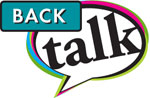 logo for back talk