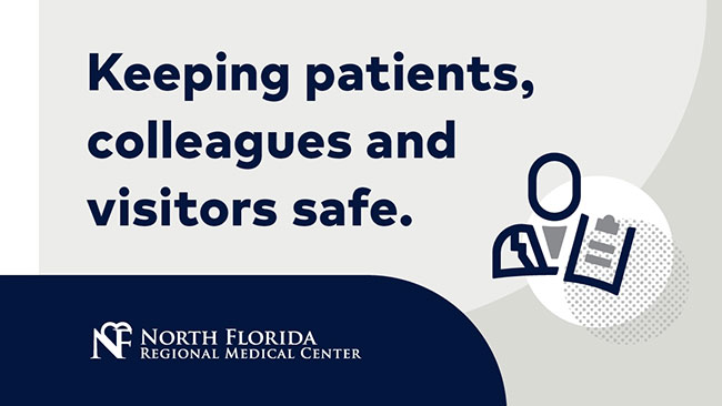 Keeping patients, colleagues, and visitors safe.